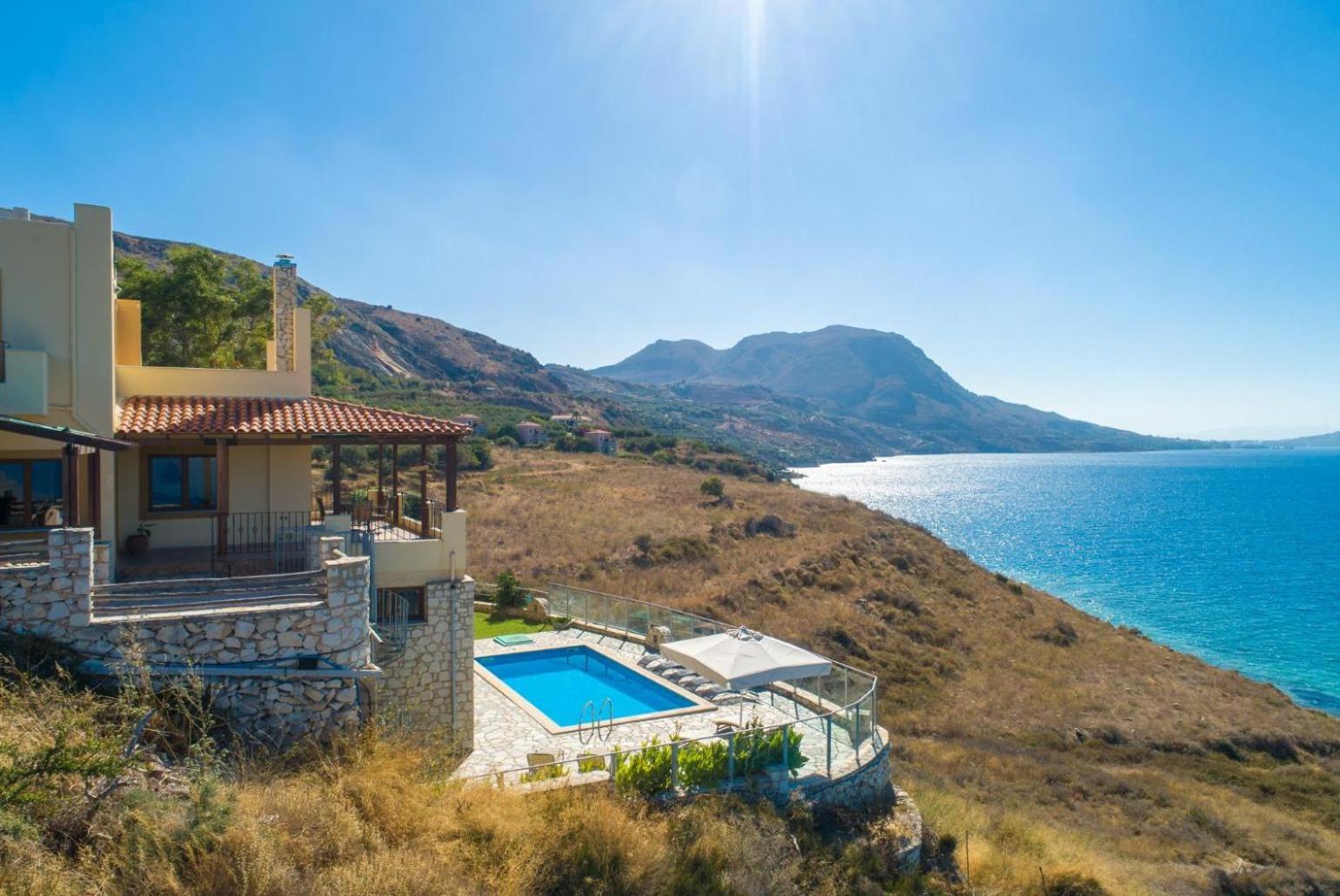 Souda Bay View Villa Kalámion Kültér fotó